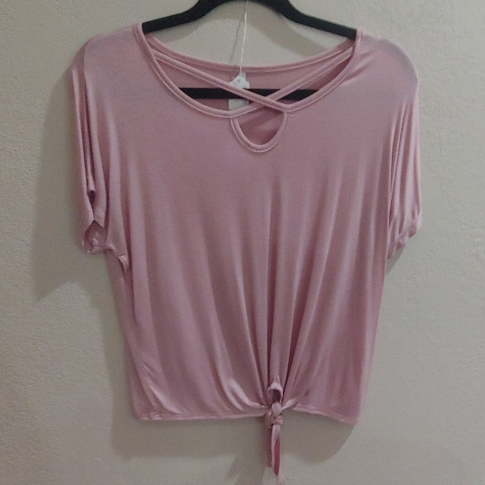 Light pink casual top